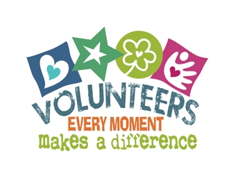 Volunteers: Every Moment Makes A Difference logo design by ingepro