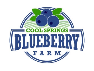 Cool Springs Blueberry Farm logo design by daywalker
