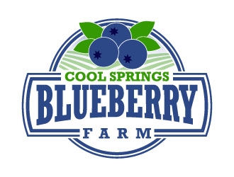 Cool Springs Blueberry Farm logo design by daywalker