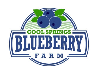Cool Springs Blueberry Farm logo design by daywalker