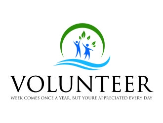 Volunteer Week Comes Once A Year, but Youre Appreciated Every Day logo design by jetzu