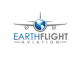 EarthFlight Aviation logo design by fantastic4