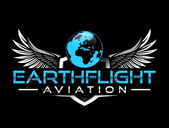 EarthFlight Aviation logo design by daywalker