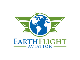 EarthFlight Aviation logo design by imagine