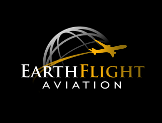 EarthFlight Aviation logo design by serprimero