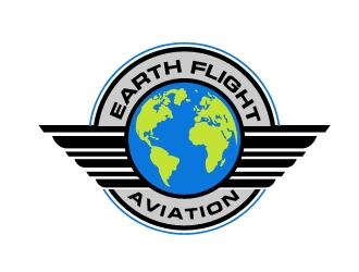 EarthFlight Aviation logo design by Vickyjames
