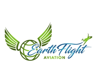 EarthFlight Aviation logo design by PMG
