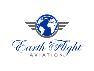 EarthFlight Aviation logo design by IrvanB