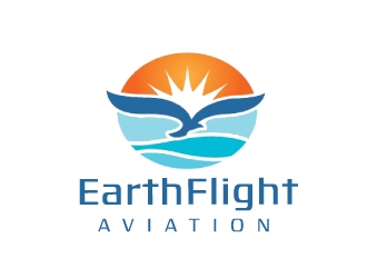 EarthFlight Aviation logo design by nehel