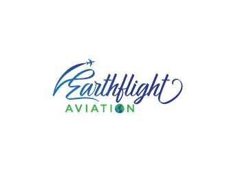 EarthFlight Aviation logo design by Erasedink
