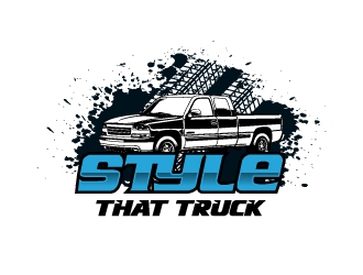Style That Truck logo design by usashi