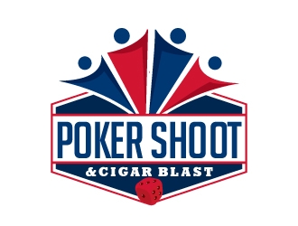POKER SHOOT & CIGAR BLAST logo design by usashi