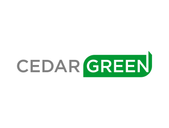 Cedar Green logo design by savana
