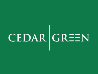Cedar Green logo design by Louseven