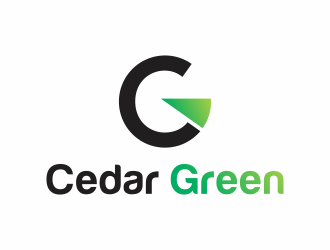 Cedar Green logo design by perspective