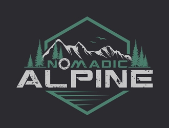 Nomadic Alpine logo design by DreamLogoDesign