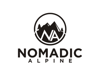 Nomadic Alpine logo design by iltizam