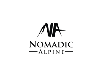 Nomadic Alpine logo design by mbamboex
