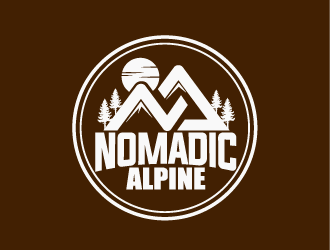 Nomadic Alpine logo design by rahppin