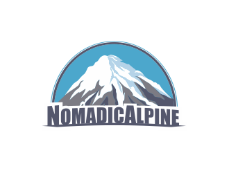 Nomadic Alpine logo design by Ibrahim