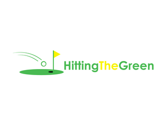 Hitting The Green logo design by haze