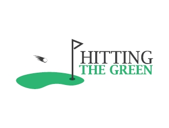 Hitting The Green logo design by Erasedink