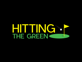 Hitting The Green logo design by Dakon