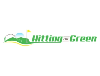Hitting The Green logo design by Eliben