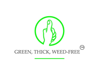 Green,Thick, Weed-Free logo design by BaneVujkov