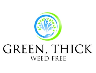 Green,Thick, Weed-Free logo design by jetzu