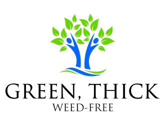 Green,Thick, Weed-Free logo design by jetzu
