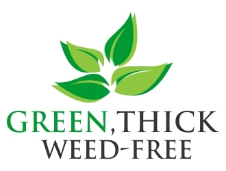 Green,Thick, Weed-Free logo design by ElonStark