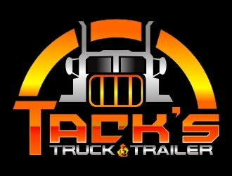 Tacks Truck & Trailer logo design by xteel