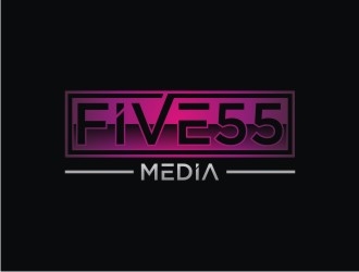 Five55 Media logo design by bricton