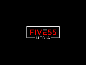 Five55 Media logo design by johana