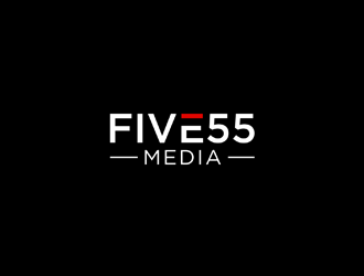 Five55 Media logo design by johana