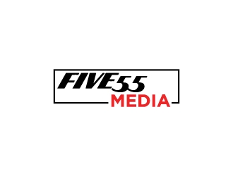 Five55 Media logo design by Erasedink