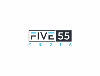 Five55 Media logo design by ammad