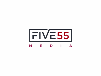 Five55 Media logo design by ammad