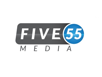 Five55 Media logo design by amazive