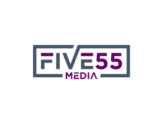Five55 Media logo design by goblin
