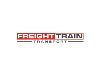 Freight Train Transport  logo design by bricton
