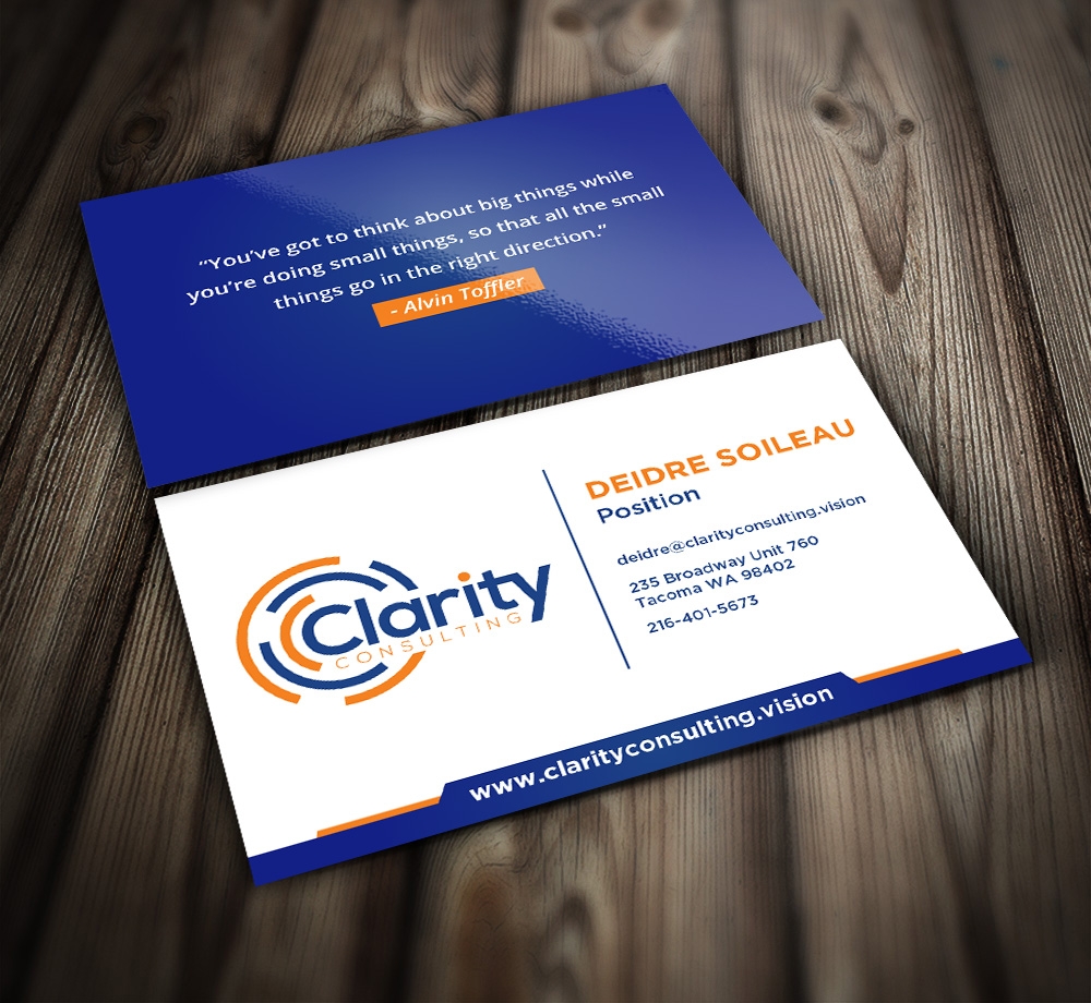 Clarity Consulting LLC logo design by mattlyn