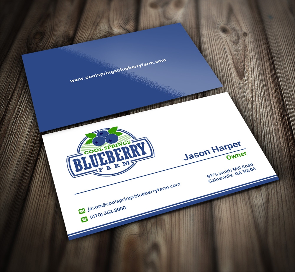 Cool Springs Blueberry Farm logo design by mattlyn