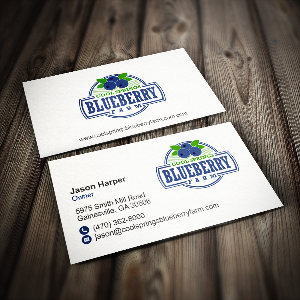 Cool Springs Blueberry Farm logo design by Kindo