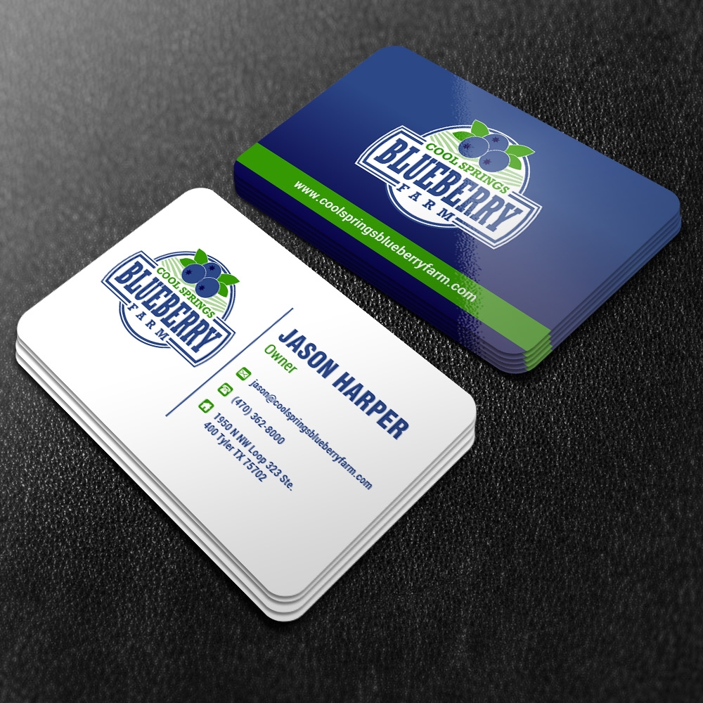 Cool Springs Blueberry Farm logo design by mattlyn