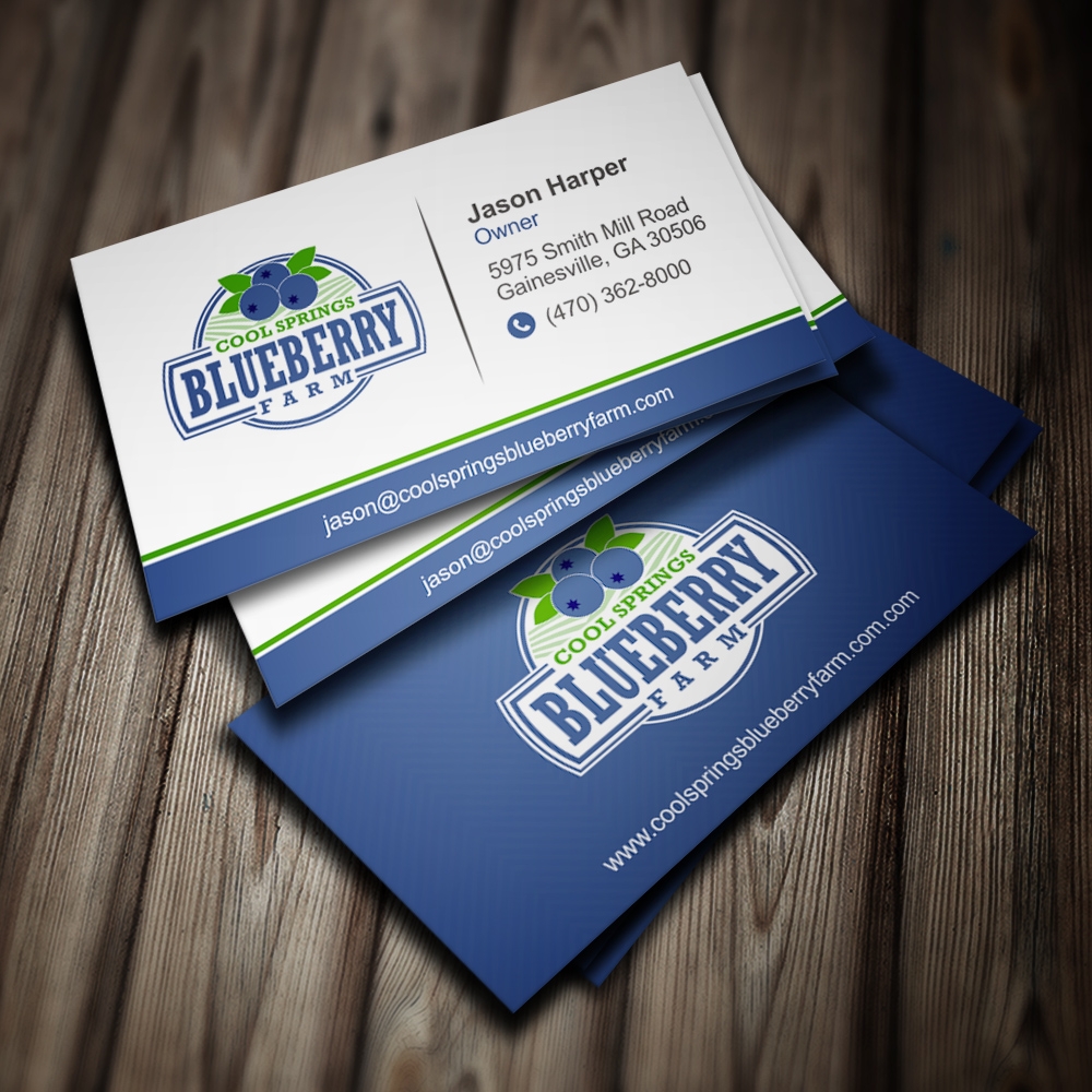 Cool Springs Blueberry Farm logo design by Kindo