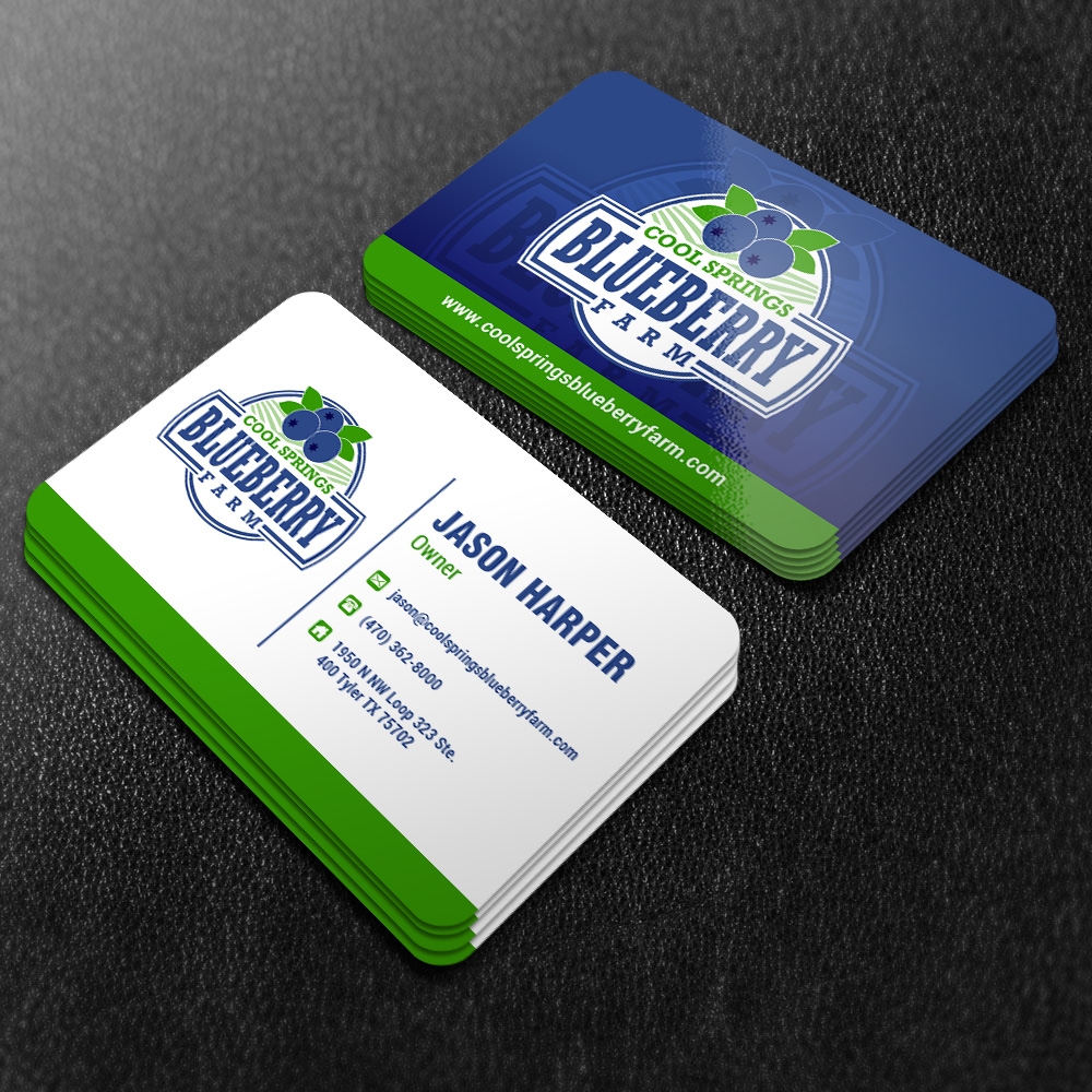 Cool Springs Blueberry Farm logo design by mattlyn
