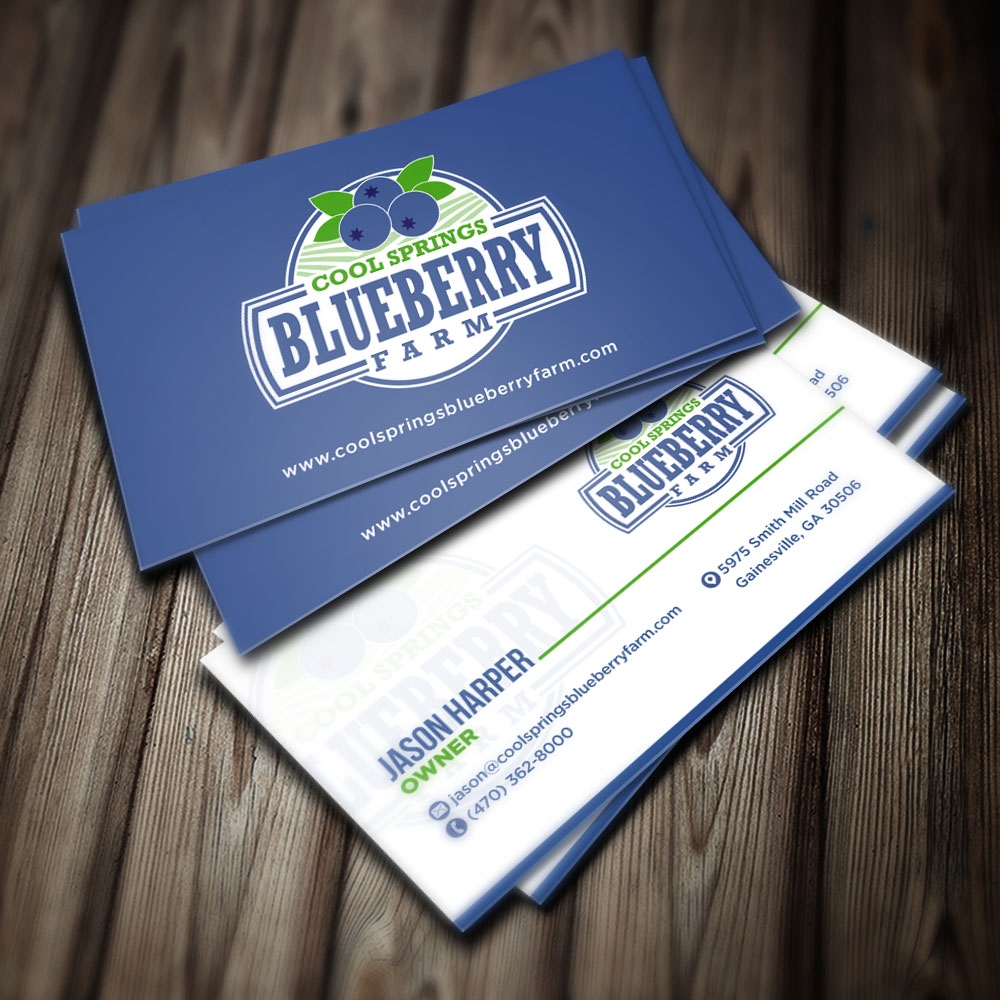 Cool Springs Blueberry Farm logo design by scriotx