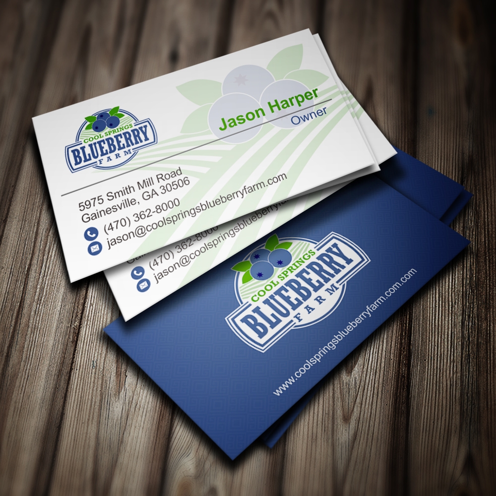 Cool Springs Blueberry Farm logo design by Kindo